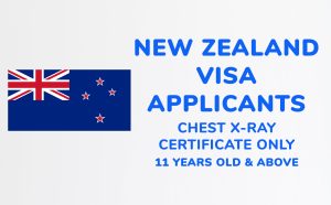 Chest X-Ray Certificate ONLY ≥ 11 years | New Zealand Visa Applicant