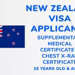 Supplementary Medical Certificate & Chest X-Ray Certificate ≥ 15 years | New Zealand Visa Applicant
