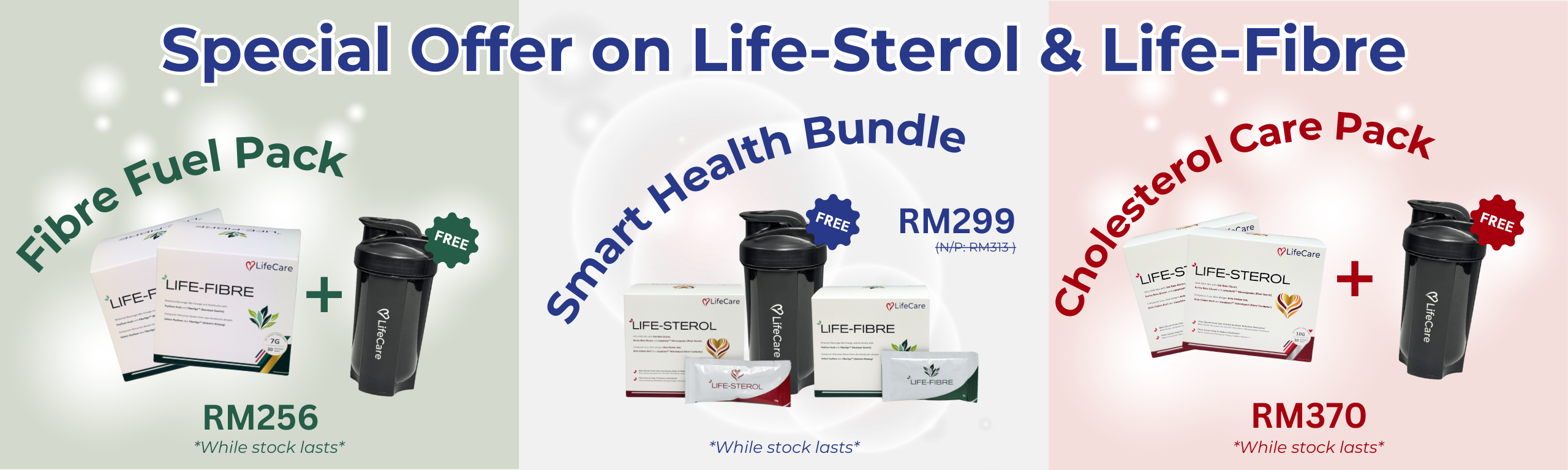 Special offer on Life-Sterol & Life-Fibre