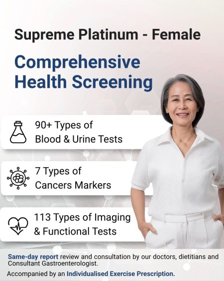 Health Screening Supreme Platinum Plus Female Package