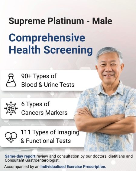 Health Screening Supreme Platinum Plus Male Package